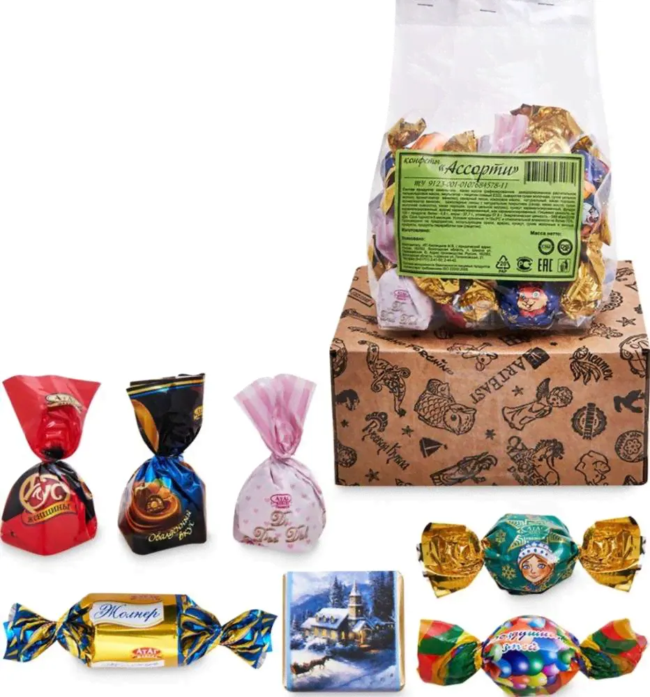 Конфеты Ассорти АТАГ, 0,5 кг-0